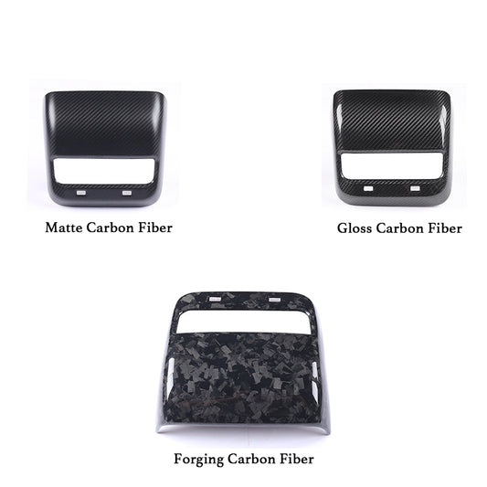 Real Carbon Fiber Rear AC Vent Cover for Tesla Model 3/Y