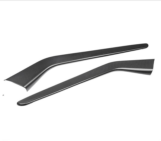 Real Carbon Fiber Conter Console Side Trim Cover for Tesla Model 3/Y