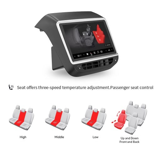 Android 13 Rear Entertainment System Control Screen for Model 3/Y