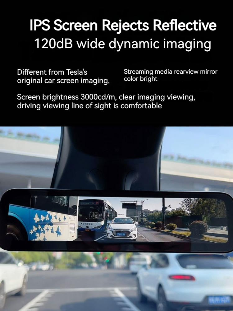 Streaming Media Rearview Mirror for Tesla Model 3/Y