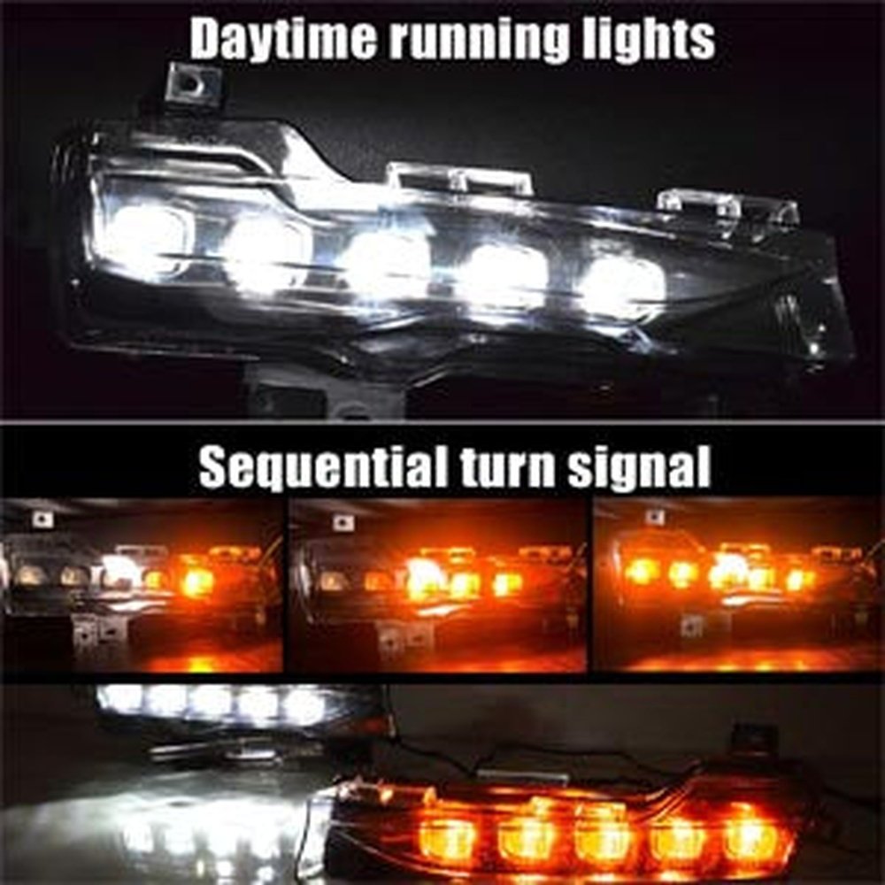 Sequential Turn Signal LED Fog Lights Assembly for Tesla Model 3/Y