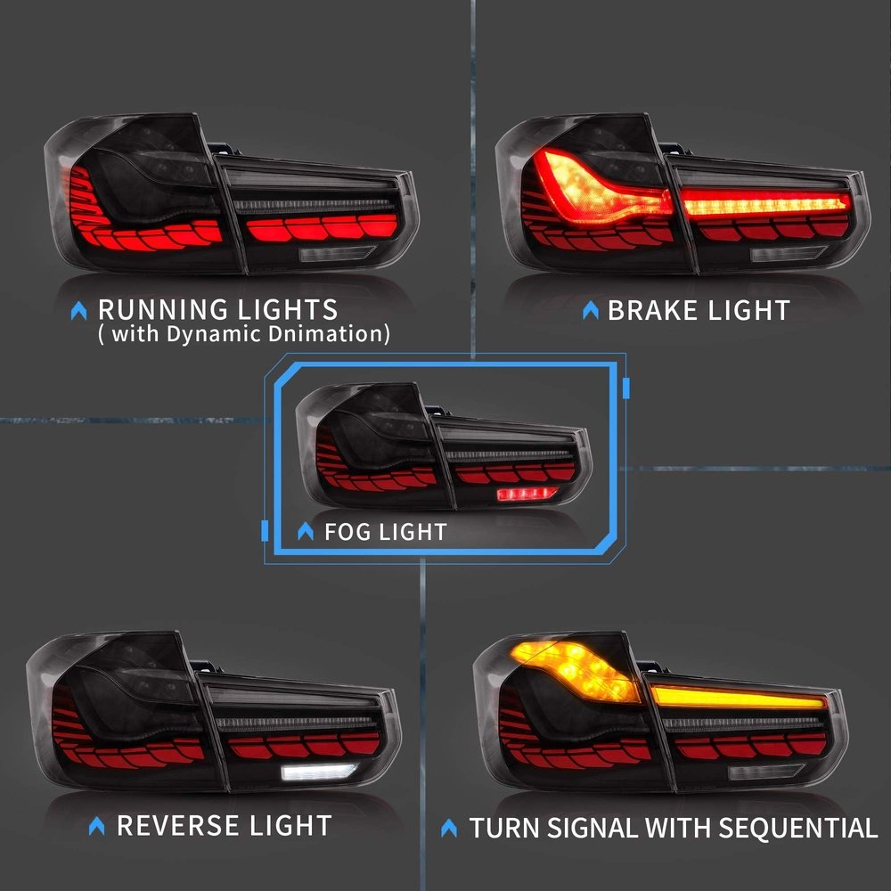 OLED Tail Lights Compatible with BMW 3-Series